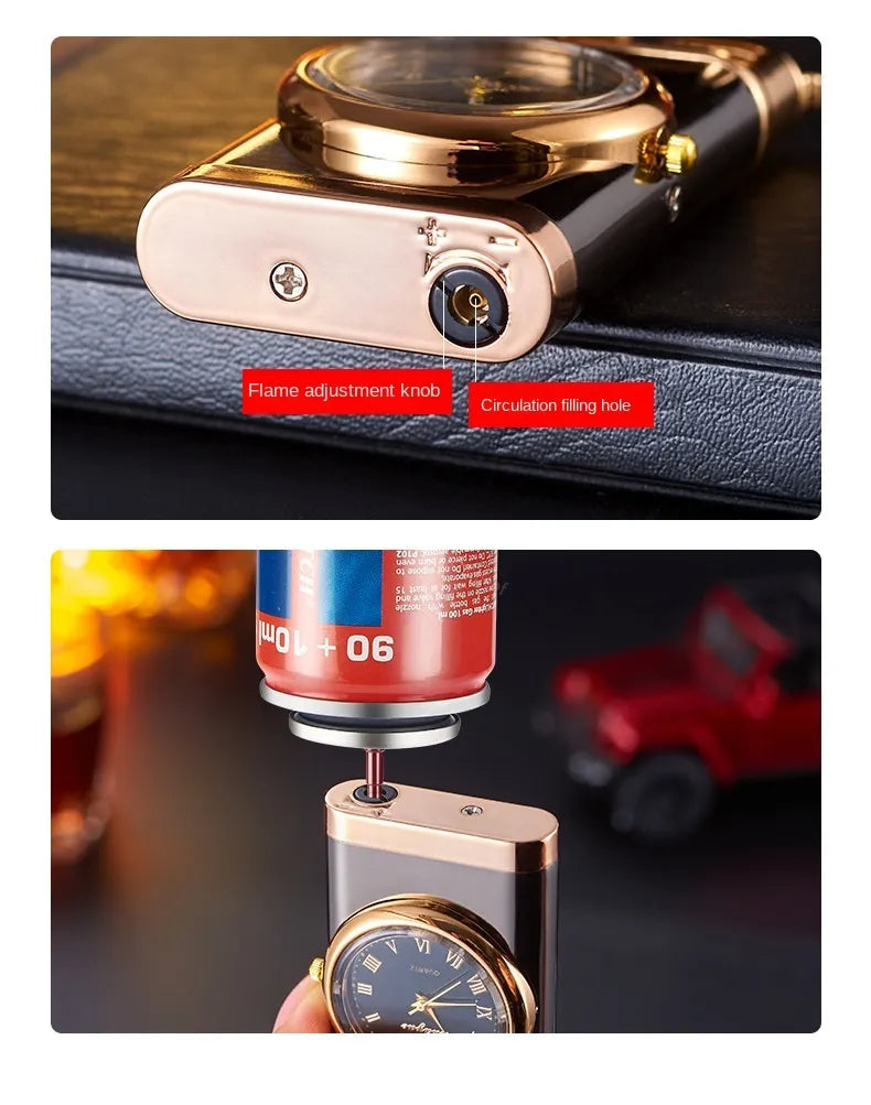 Torch lighter with built-in watch - Standard