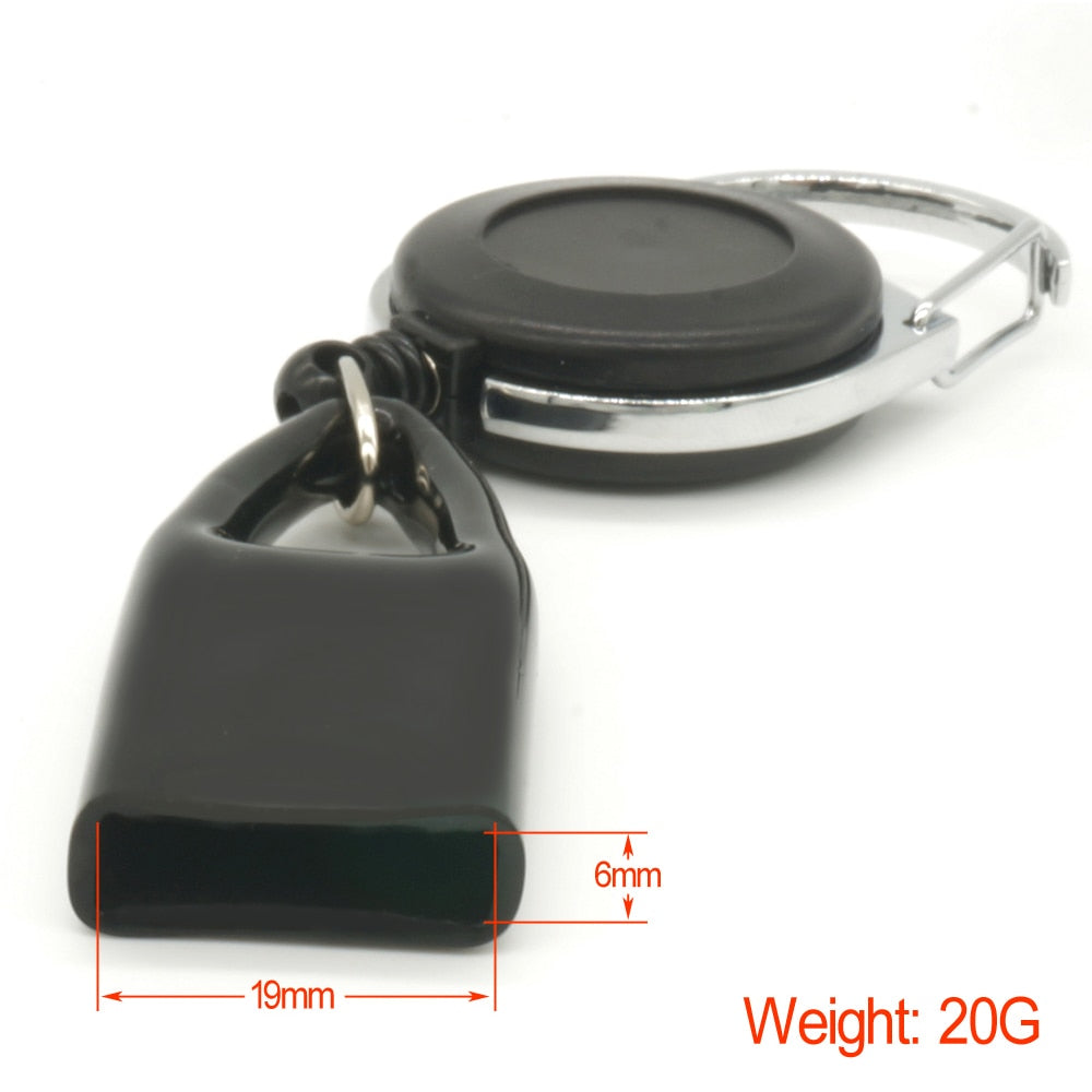 Clip on retractable lighter holder